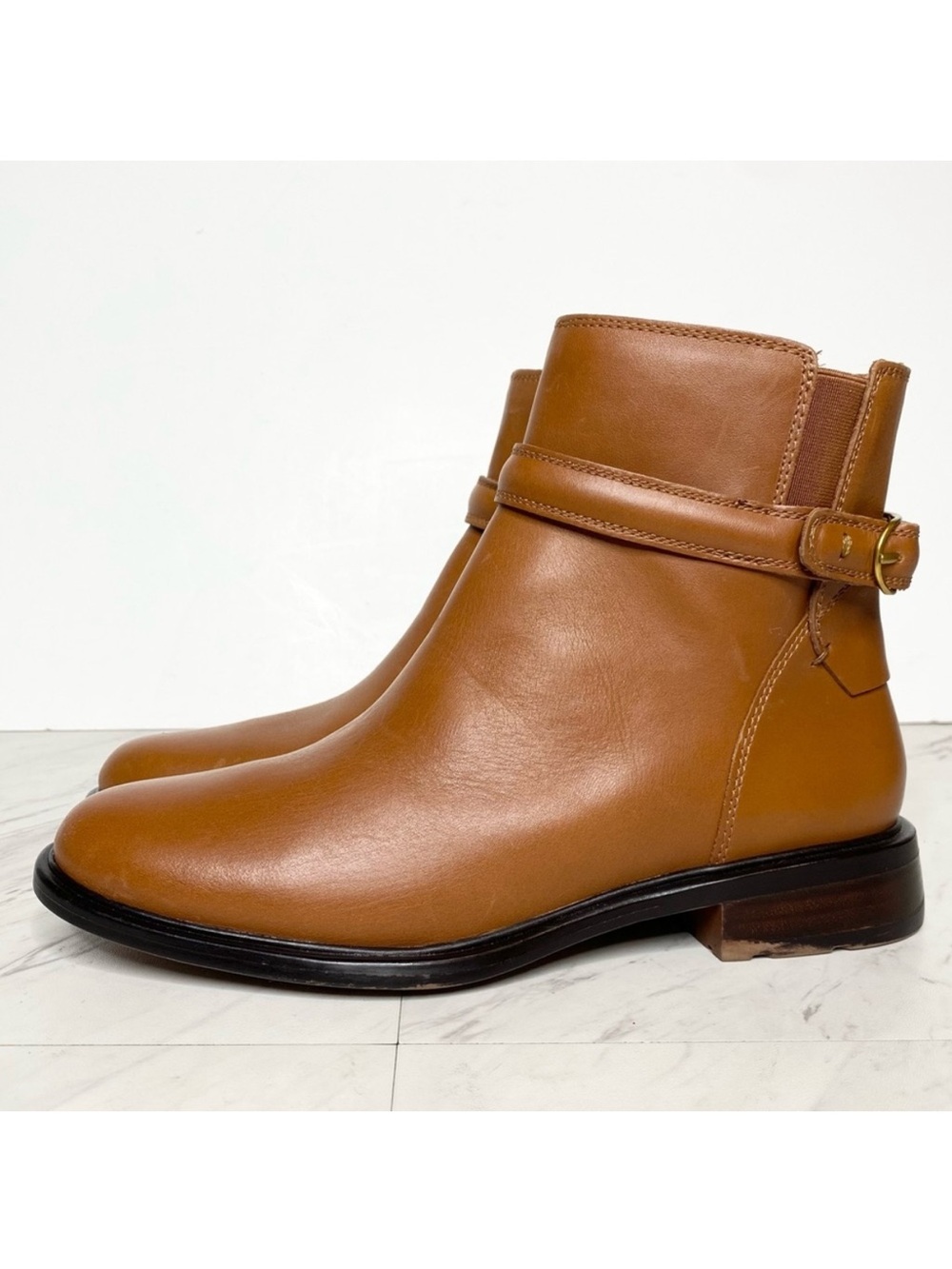 Franco Sarto Elese Brown Leather Bootie 7M